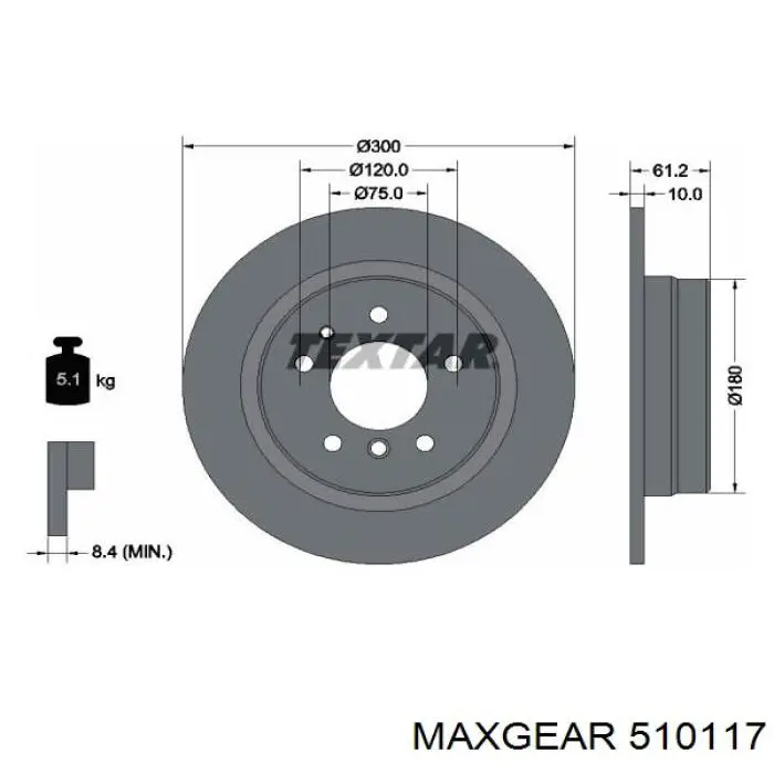 Купить 510117 Maxgear Воздухомер