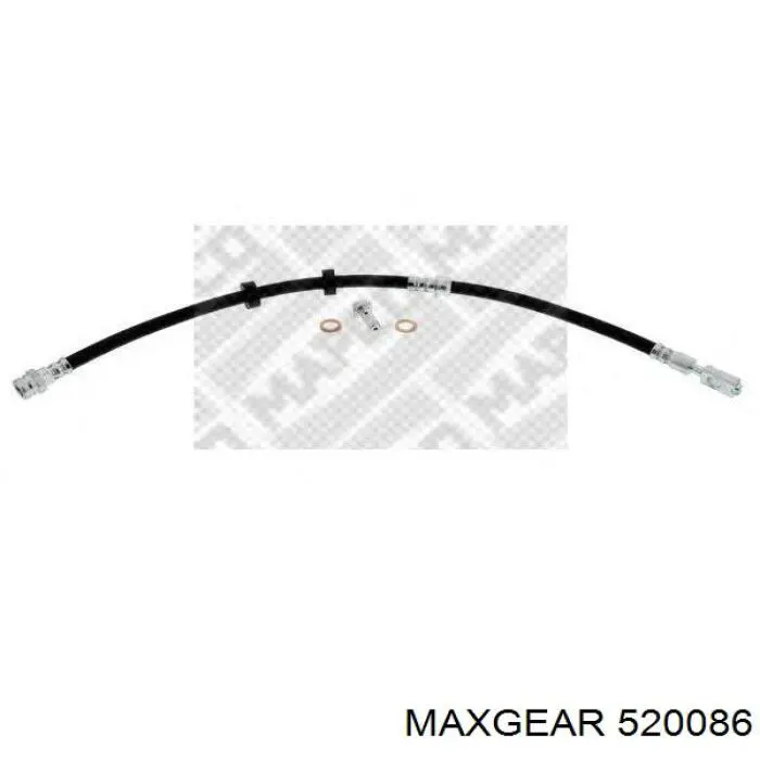 Купить 520086 Maxgear Шланг тормозной передний