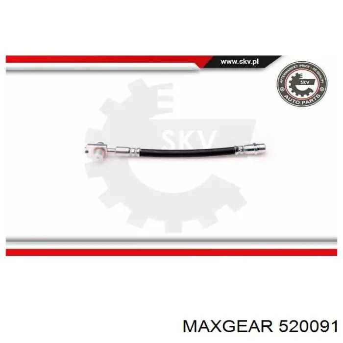 Шланг тормозной задний MAXGEAR 520091
