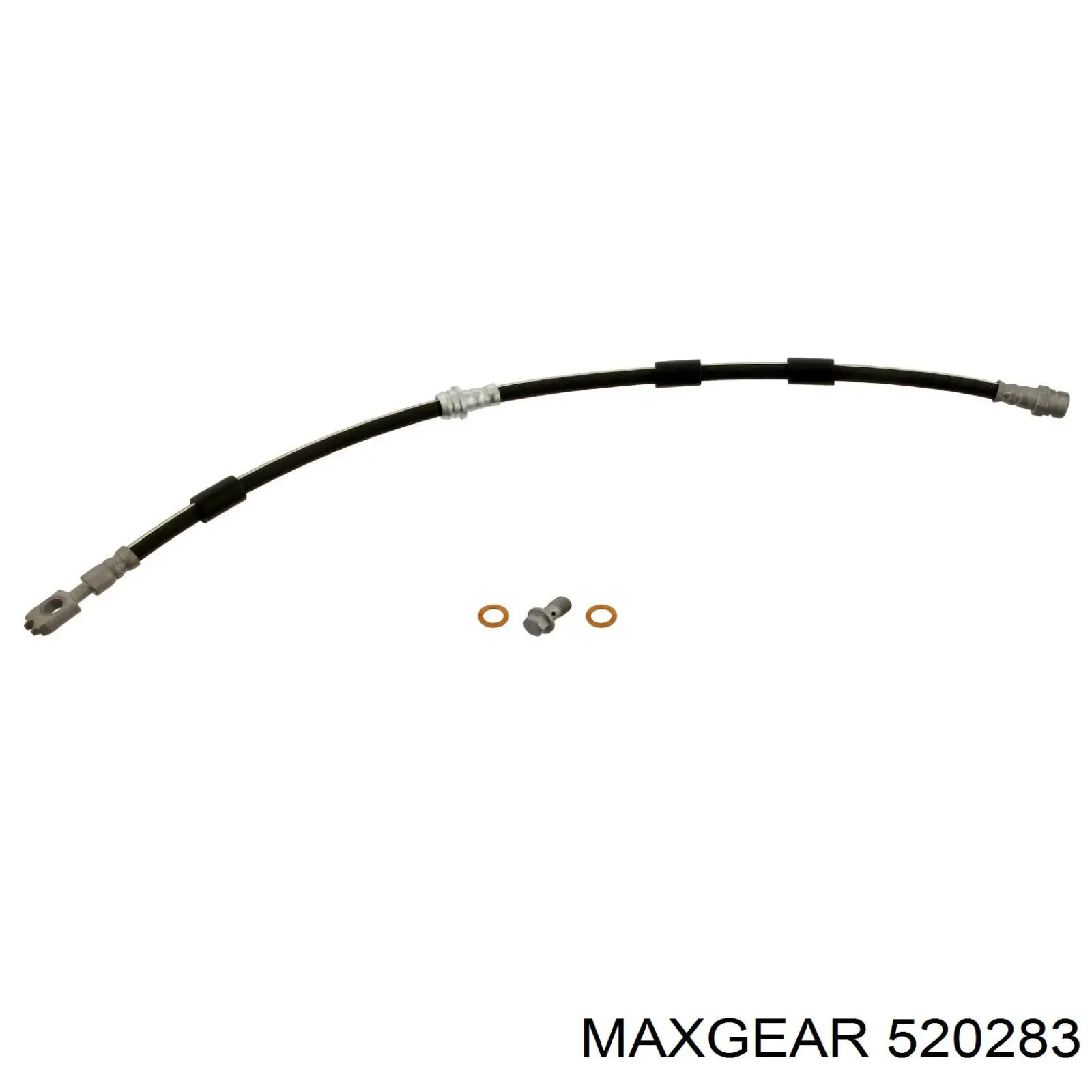 52-0283 Maxgear шланг тормозной передний