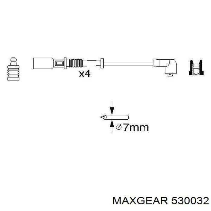 Купить 530032 Maxgear Провода высокого напряжения
