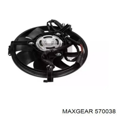 Электровентилятор охлаждения в сборе (мотор+крыльчатка) MAXGEAR 570038