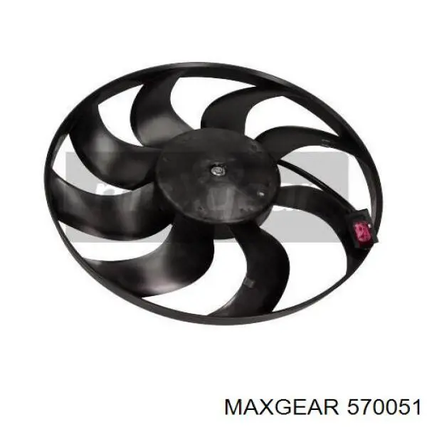 Электровентилятор охлаждения в сборе (мотор+крыльчатка) MAXGEAR 570051