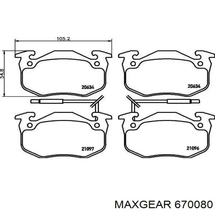 Термостат в корпусе Maxgear 670080 цена, от 23.85 USD