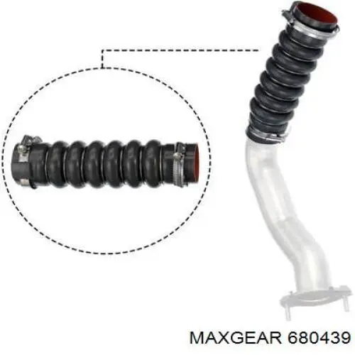 Шланг/патрубок интеркуллера Maxgear 680439 цена, от 14.52 USD