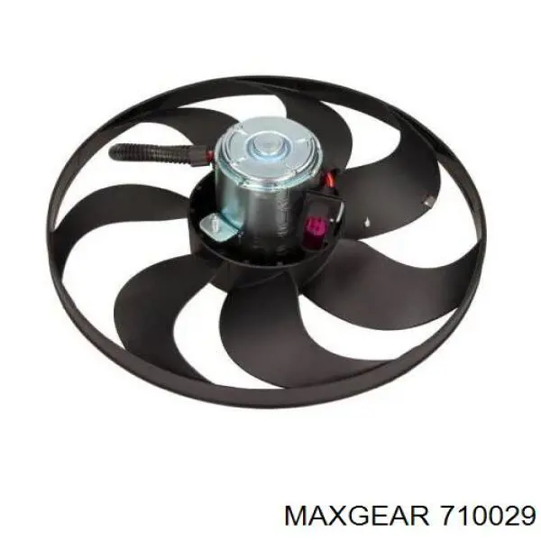 Электровентилятор охлаждения в сборе (мотор+крыльчатка) MAXGEAR 710029
