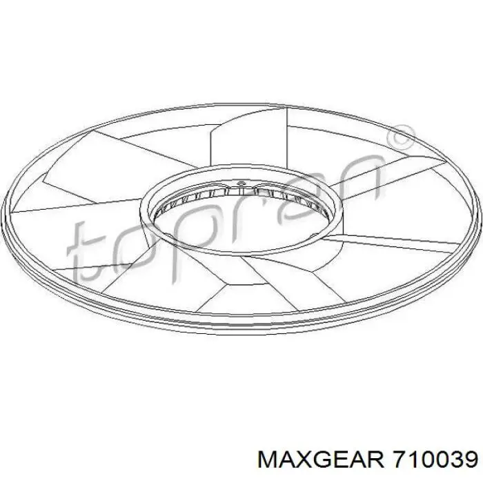 Крыльчатка радиатора охлаждения 710039 Maxgear