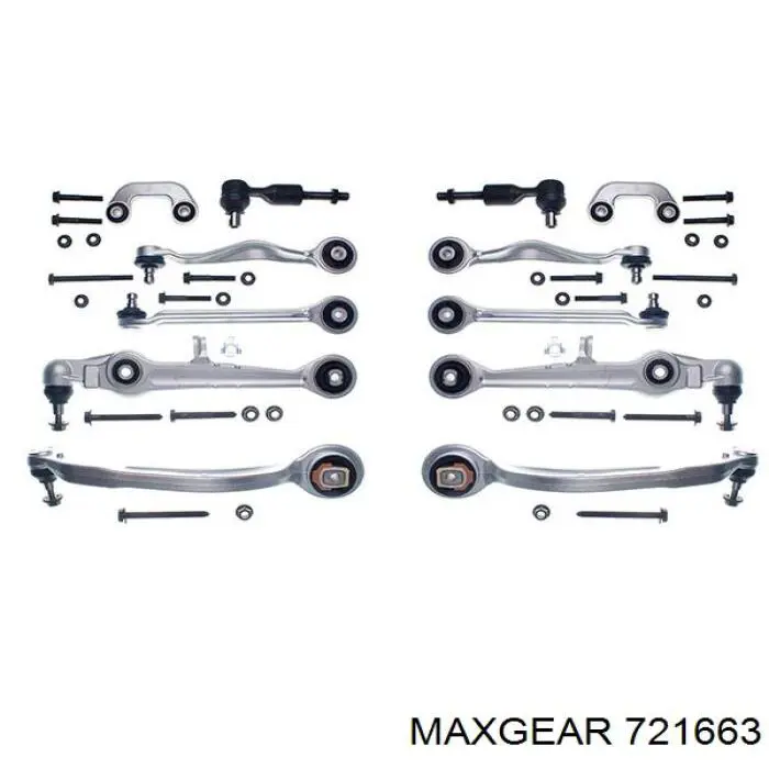 Комплект рычагов передней подвески 721663 Maxgear