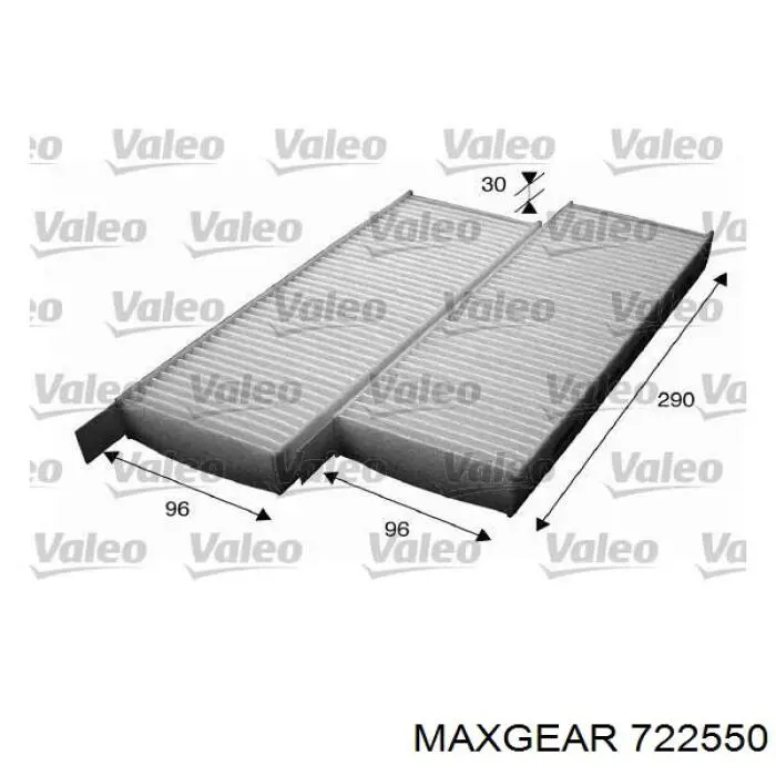 Отбойник амортизатора заднего 722550 Maxgear
