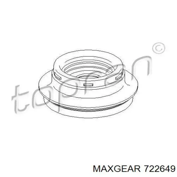 Подшипник опорный амортизатора, переднего Maxgear 722649 цена, от 10.97 USD