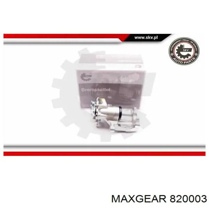 Купить 820003 Maxgear Суппорт задний левый
