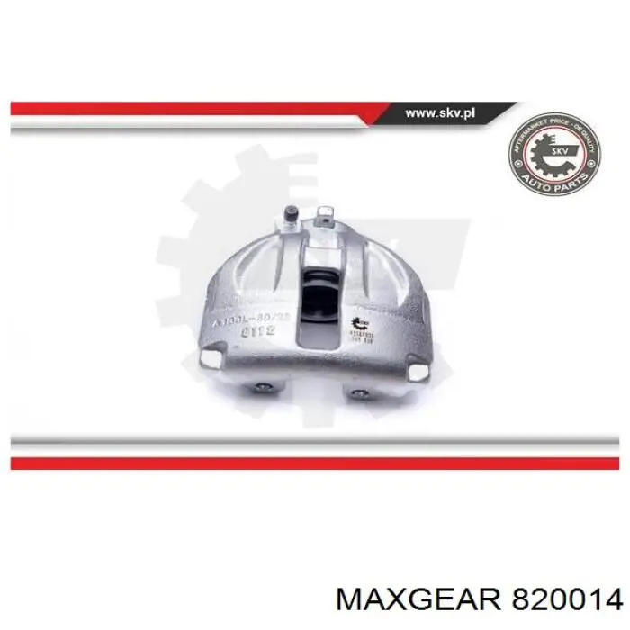 820014 Maxgear Суппорт тормозной, передний, левый