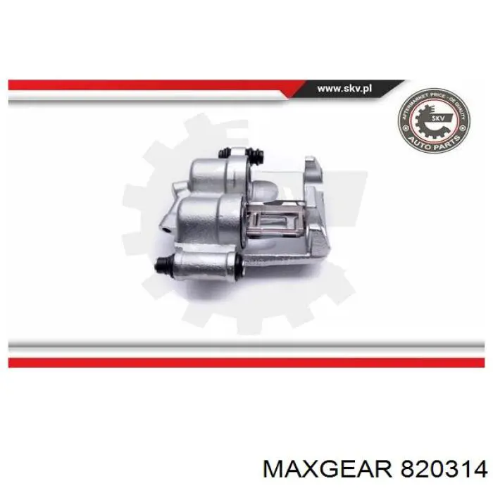 Суппорт тормозной передний правый Maxgear 820314