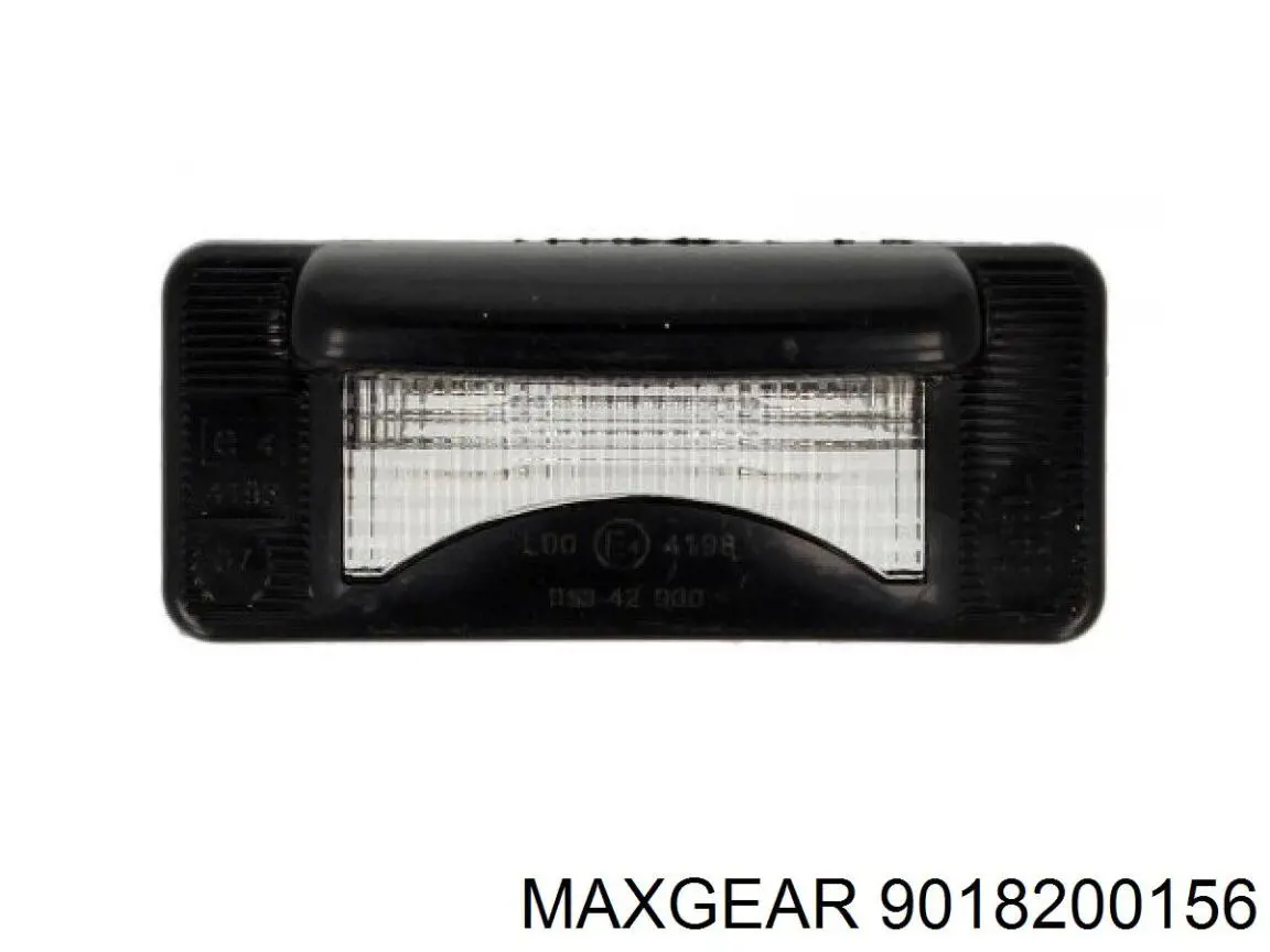 Фонарь подсветки номерного знака 9018200156 Maxgear