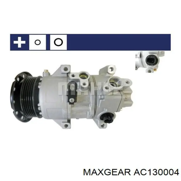 Шкив компрессора кондиционера AC130004 Maxgear