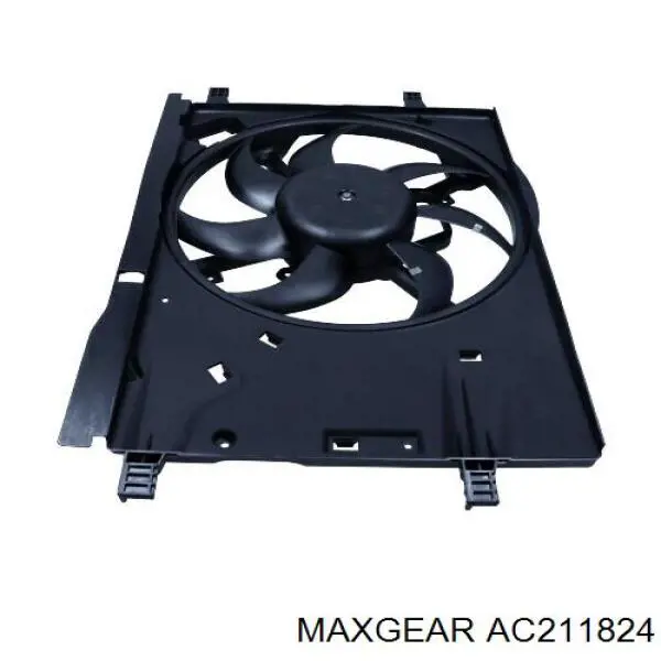 Диффузор вентилятора в сборе с мотором и крыльчаткой AC211824 Maxgear