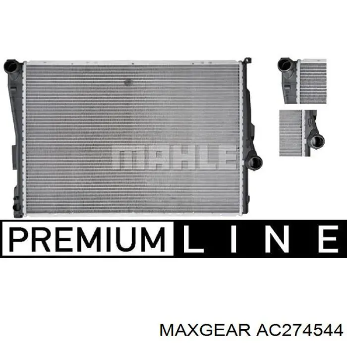 Радиатор AC274544 Maxgear