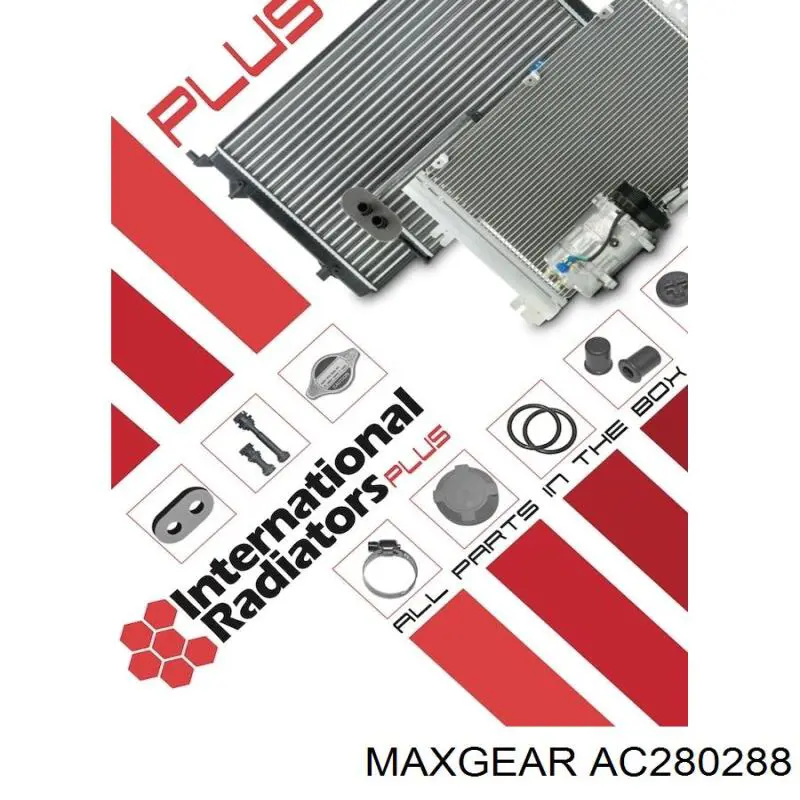Радиатор охлаждения двигателя MAXGEAR AC280288