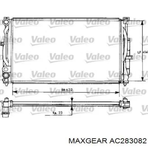 Радиатор AC283082 Maxgear