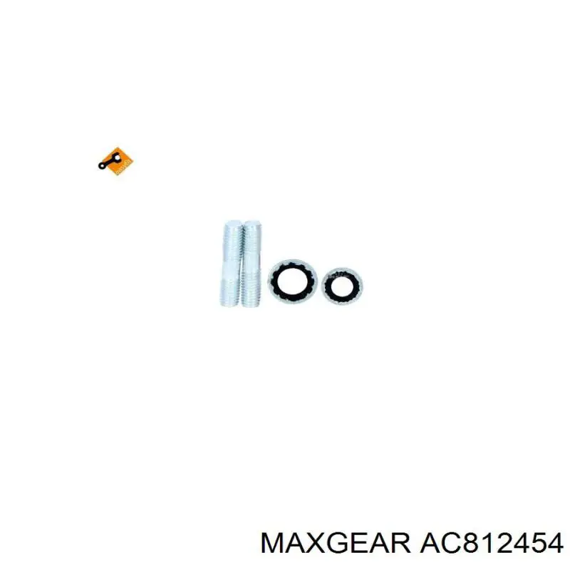 Радиатор кондиционера AC812454 Maxgear