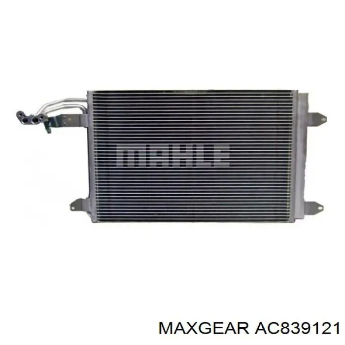 Радиатор охлаждения кондиционера Maxgear AC839121
