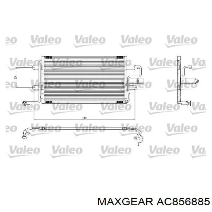 AC856885 Maxgear Конденсатор