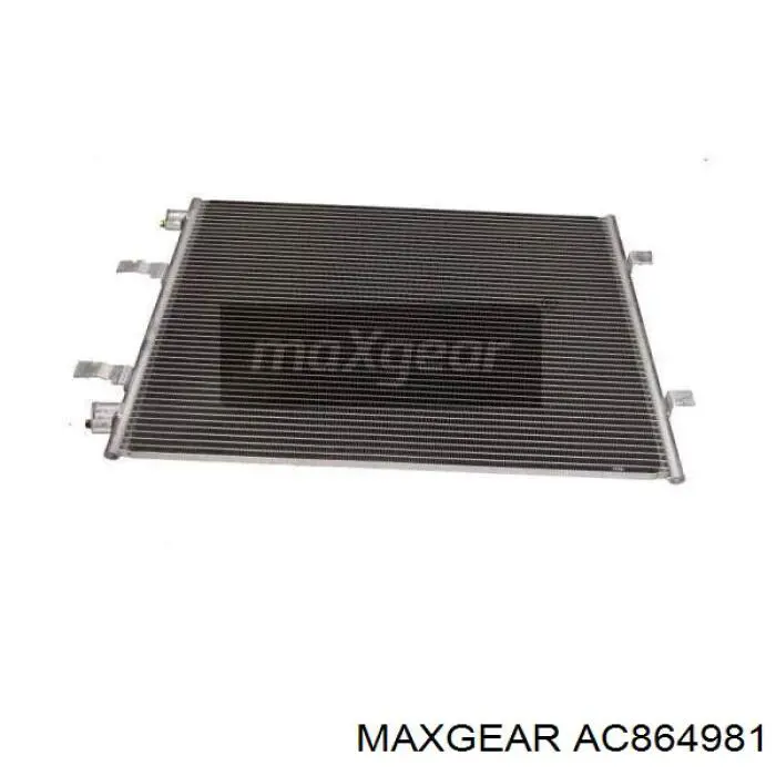 Радиатор кондиционера AC864981 Maxgear