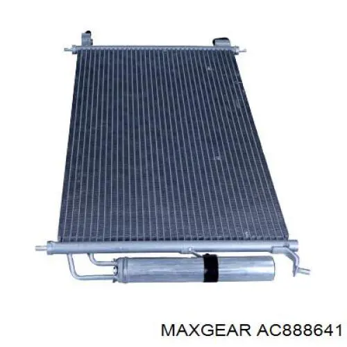 Радиатор кондиционера AC888641 Maxgear