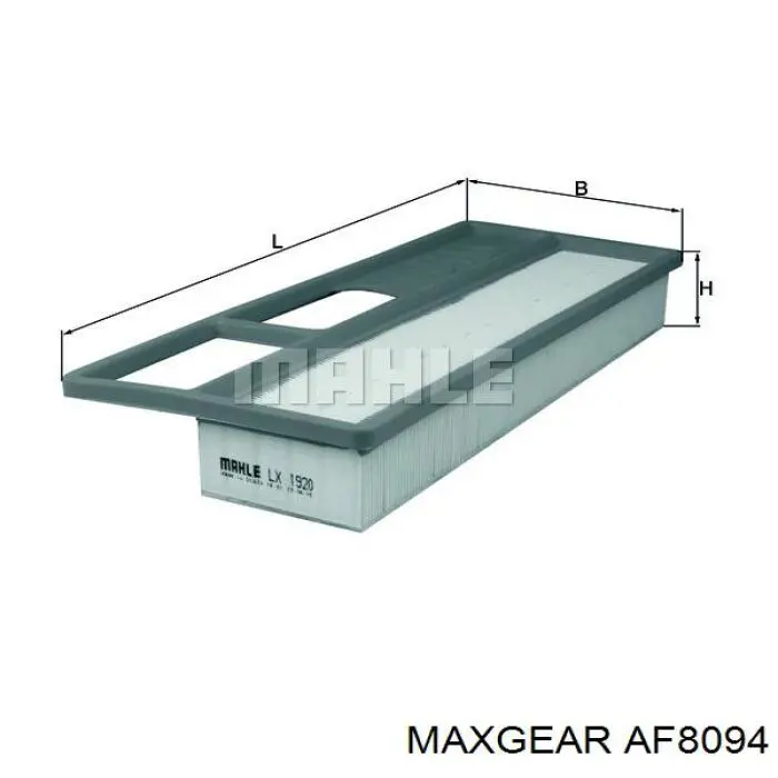 AF8094 Maxgear Воздушный фильтр двигателя
