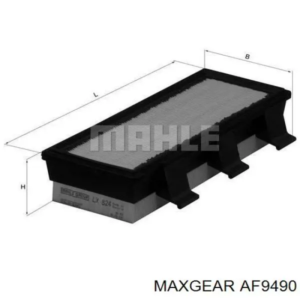 AF9490 Maxgear Воздушный фильтр двигателя