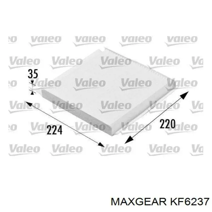 Фильтр воздушный отопителя Maxgear KF6237 цена, от 8.42 USD