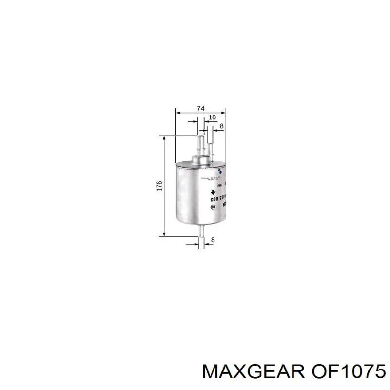 OF1075 Maxgear Масляный фильтр двигателя
