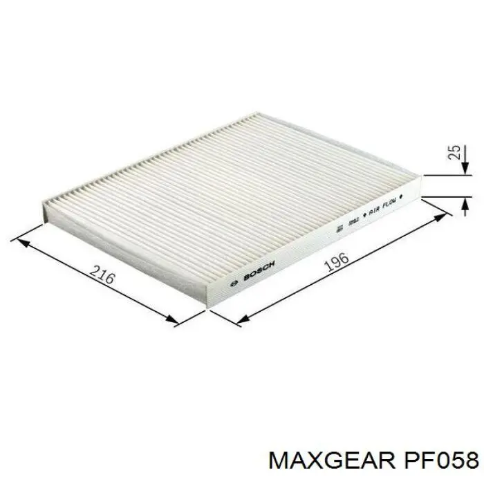 PF058 Maxgear Фильтр топлива