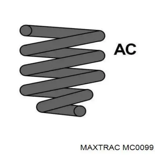 MC0099 Maxtrac пружина передняя