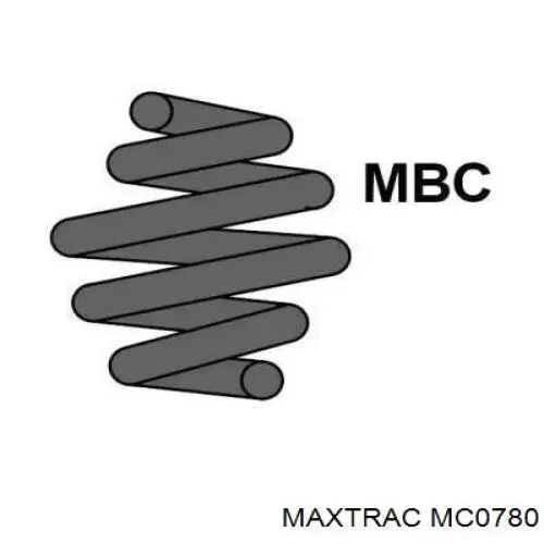 Задняя пружина MC0780 Maxtrac