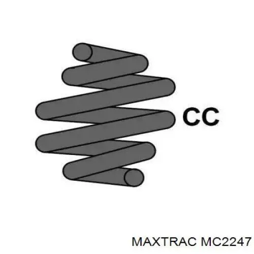 Передняя пружина MC2247 Maxtrac