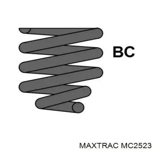 MC2523 Maxtrac mola traseira