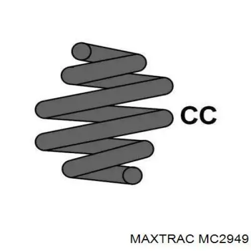 Передняя пружина MC2949 Maxtrac