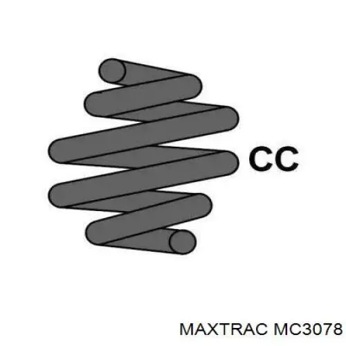 MC3078 Maxtrac mola dianteira