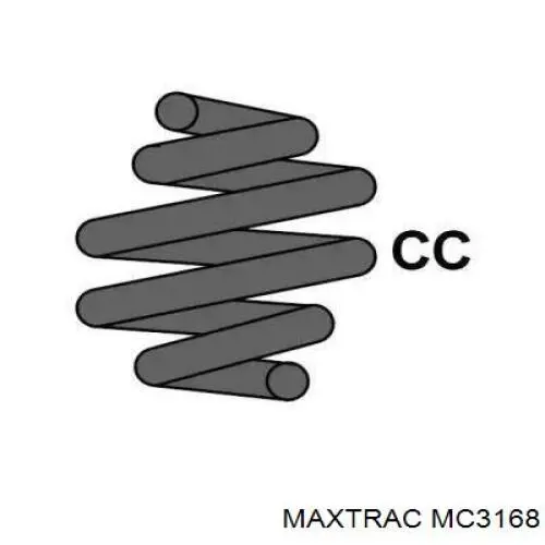 MC3168 Maxtrac mola dianteira