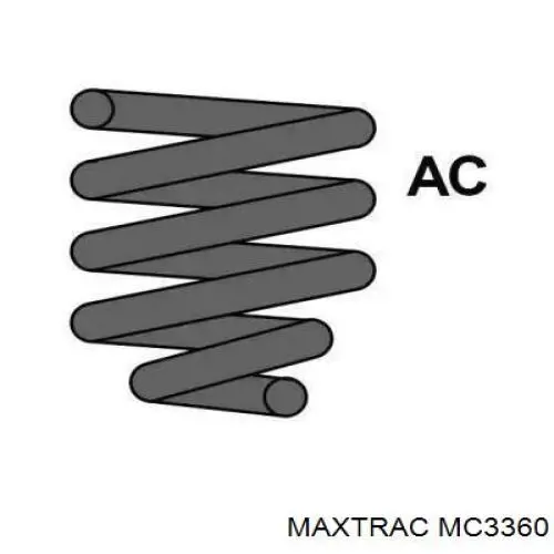 MC3360 Maxtrac mola dianteira