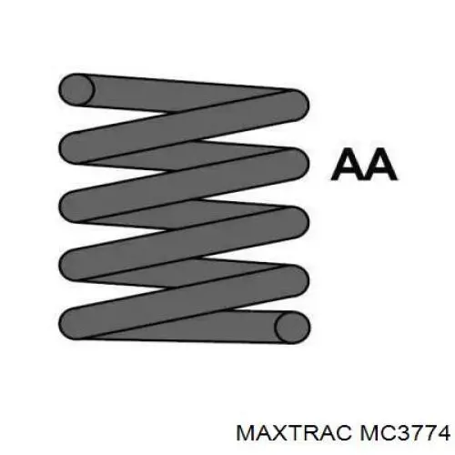 MC3774 Maxtrac пружина передняя