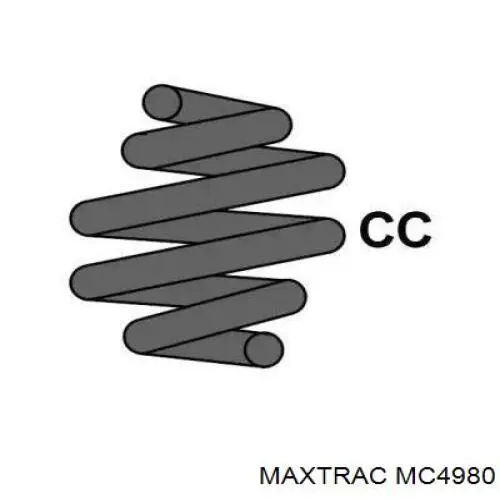 Передняя пружина MC4980 Maxtrac