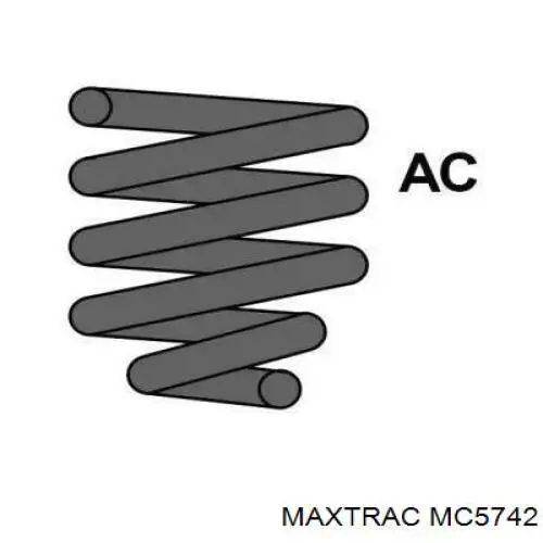 Задняя пружина MC5742 Maxtrac