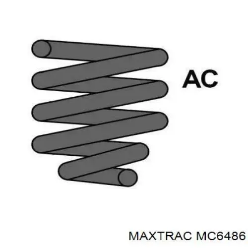 MC6486 Maxtrac пружина передняя