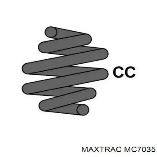 MC7035 Maxtrac пружина задняя