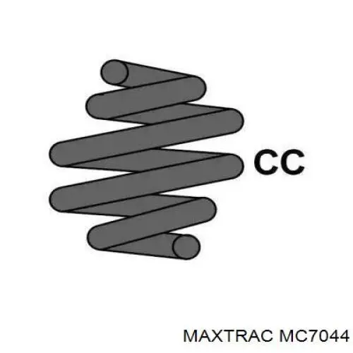 MC7044 Maxtrac mola dianteira