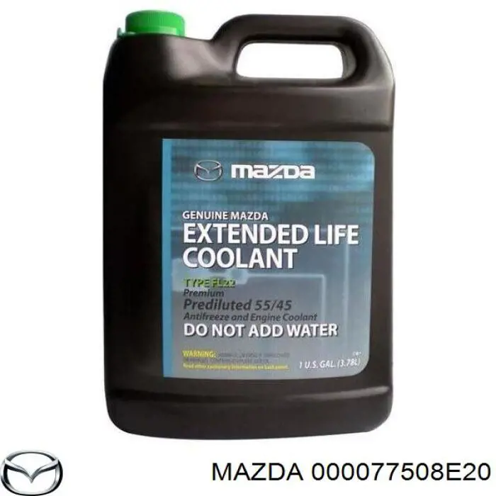 Антифриз Mazda Extended Life Coolant FL22 3.78л (000077508E20)