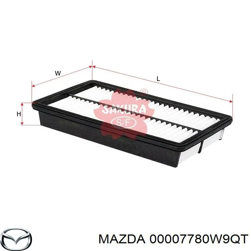 00007780W9QT Mazda Масло в коробку передач