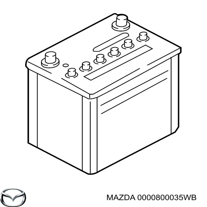 АКБ Mazda 0000800035WB